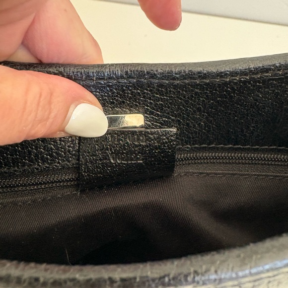 Auth VTG Y2K GUCCI Black Monogram Bag - Picture 9 of 12